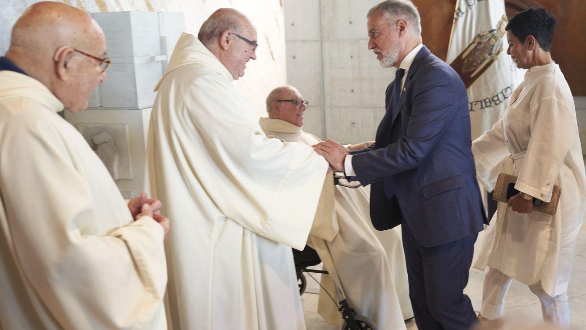 Despedida a los monjes benedictinos de Estíbaliz