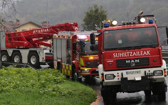 Imagen de archivo de un cami&oacute;n de bomberos en Gipuzkoa
