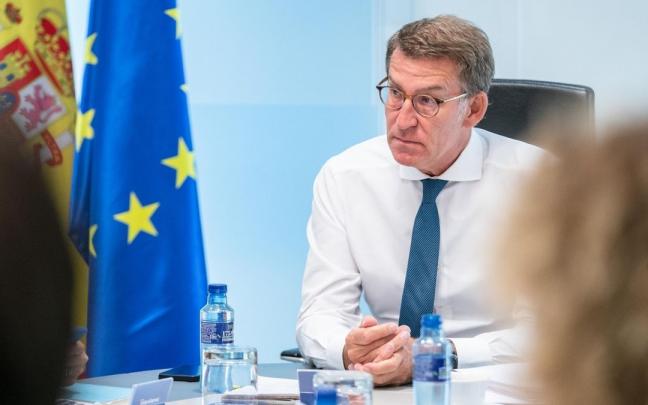 Alberto N&uacute;&ntilde;ez Feij&oacute;o en el Comit&eacute; de Direcci&oacute;n del PP.