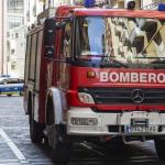 Un cami&oacute;n de Bomberos en la calle Estafeta, en una imagen de archivo.