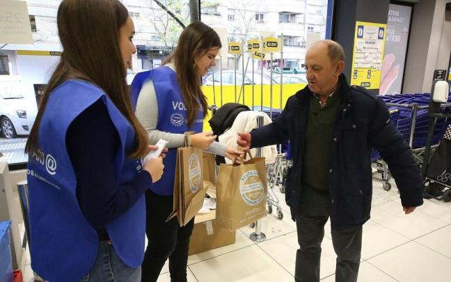 Voluntarias del BAN, durante la Gran Recogida del pasado 25 y 26 de noviembre. Voluntarias del BAN, durante la Gran Recogida del pasado 25 y 26 de noviembre.