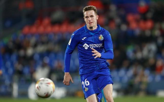 Jakub Jankto, con la camiseta del Getafe. Jakub Jankto, con la camiseta del Getafe.