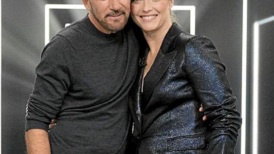 Antonio Banderas y María Casado. | FOTO: RTVE