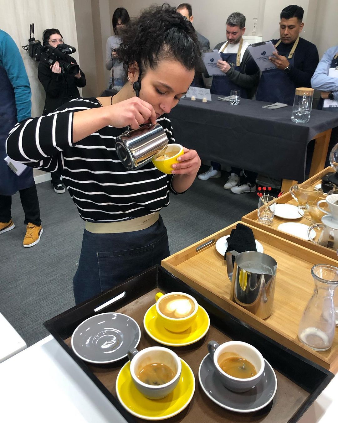 Ismene Moreno, durante el certamen