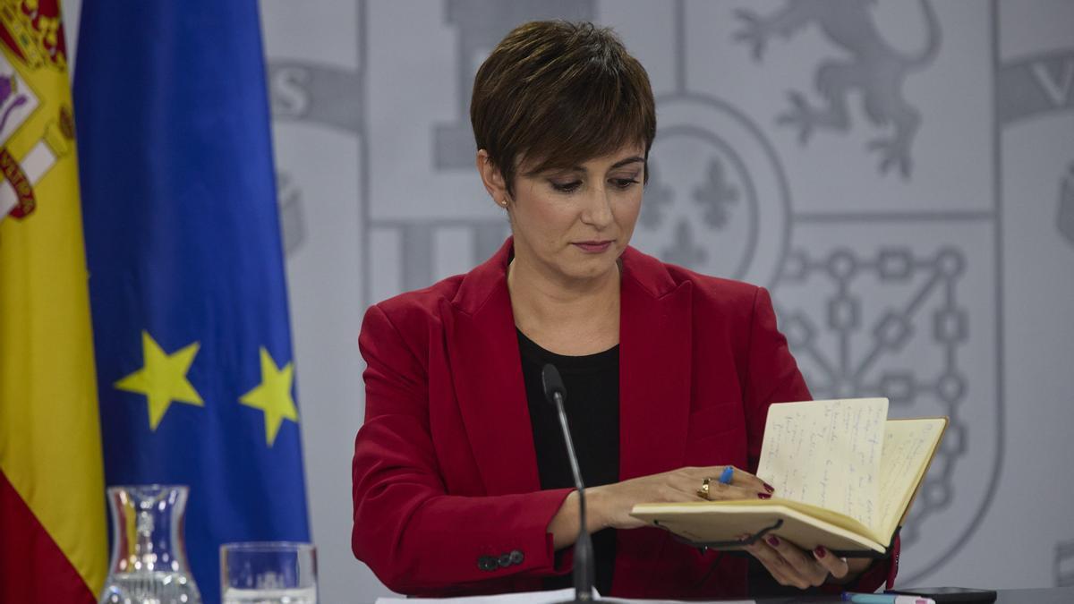 Isabel Rodríguez, ministra portavoz del Gobierno español