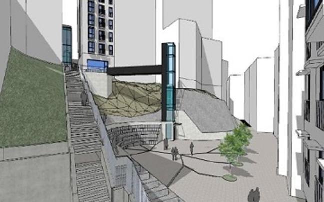 Martxoak 8 plazaren proiektuaren irudia.