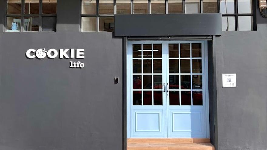Fachada del obrador de Cookie Life, en la calle Torralba del Río de la Txantrea.