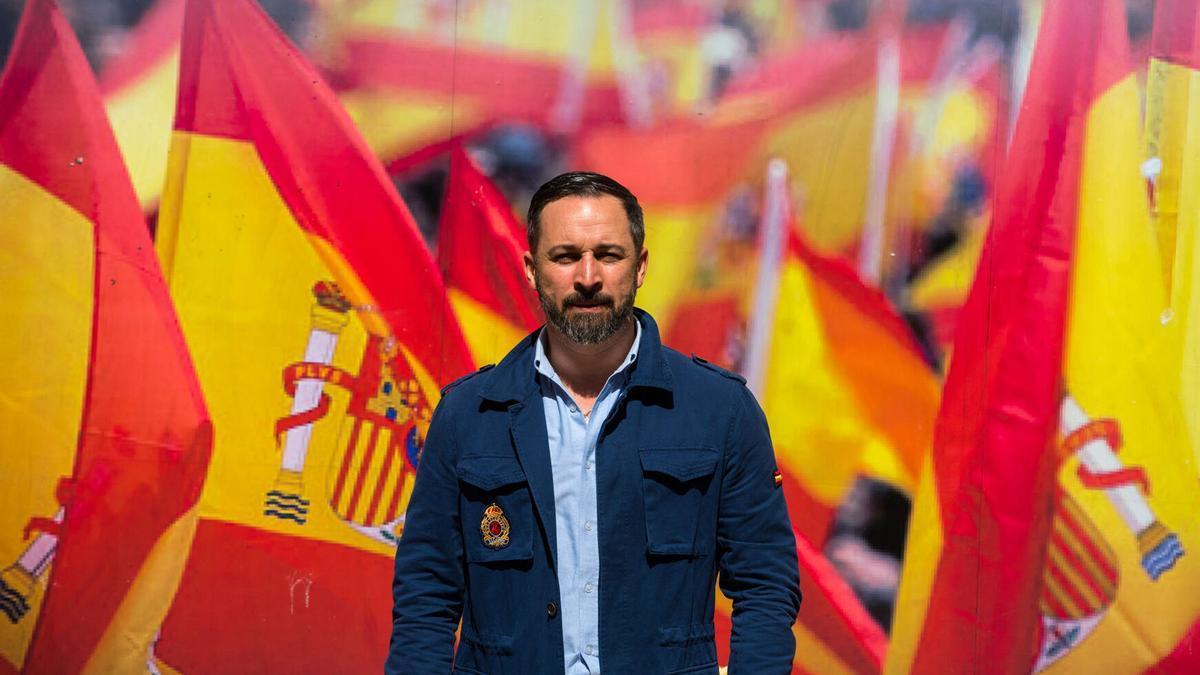 El presidente de Vox, Santiago Abascal