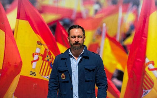 El presidente de Vox, Santiago Abascal