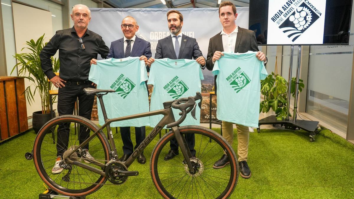 Presentación de la primera edición de la Orbea Gravel Rioja Alavesa 2022