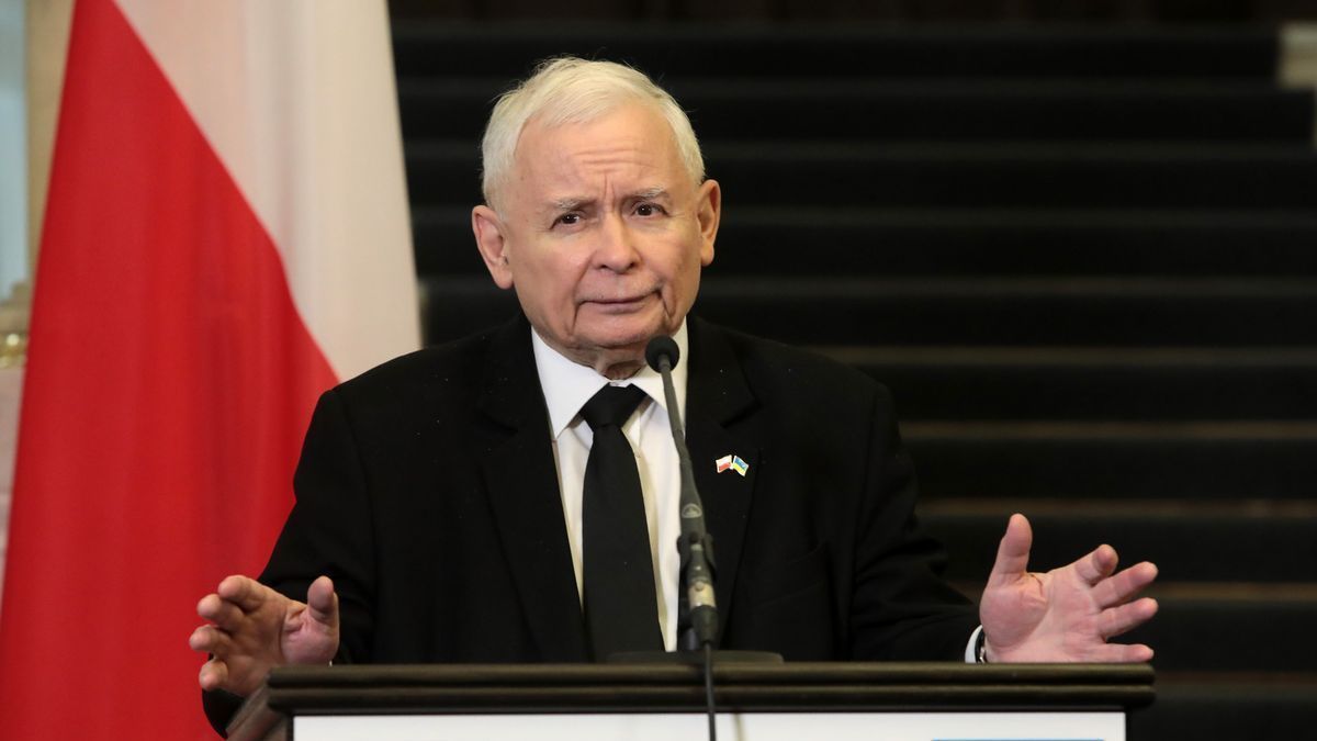 El líder de Ley y Justicia, Jaroslaw Kaczynski.