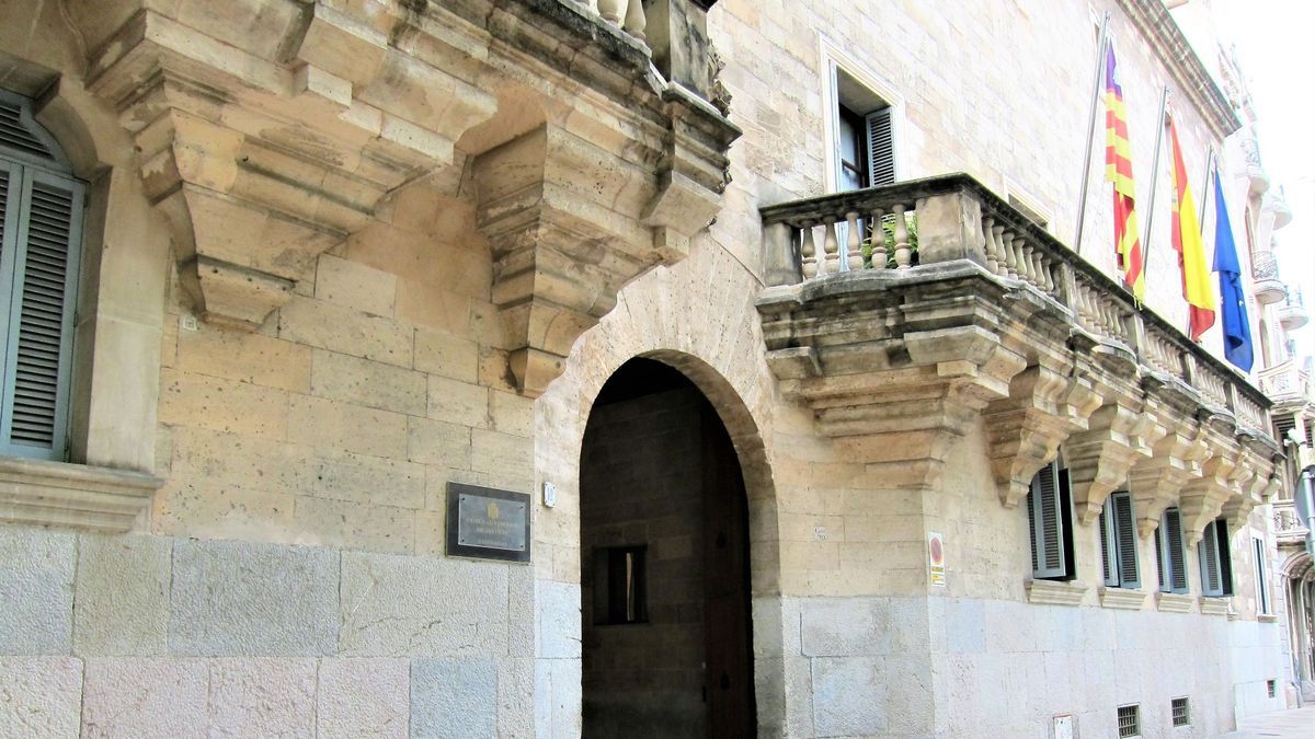 Fachada de la Audiencia Provincial de Baleares.