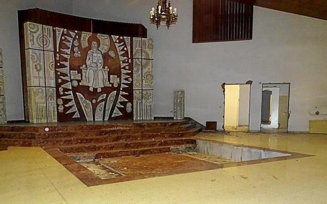 Las labores para la rehabilitación de la capilla ya han comenzado. | FOTO: A.D.