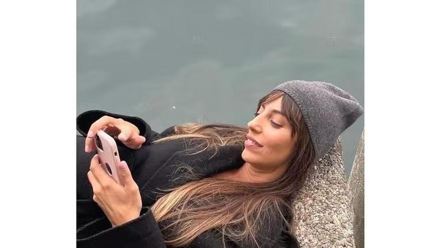 La gimnasta olímpica y actriz Almudena Cid