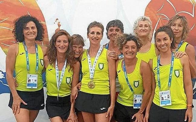 Las componentes del equipo navarro Mariburruntzi. Las componentes del equipo navarro Mariburruntzi.
