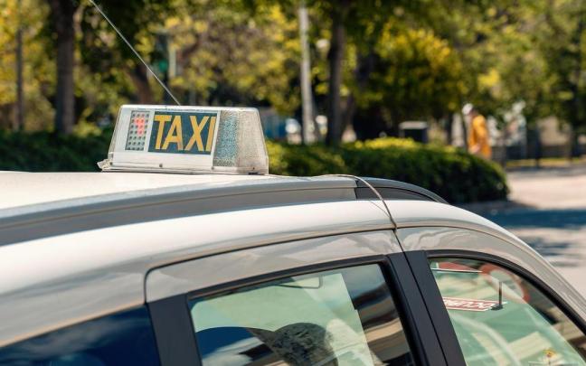 Un taxi en Valencia.
