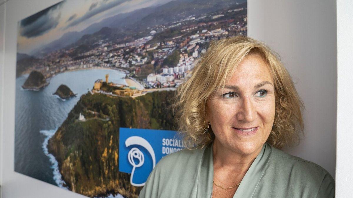 Cristina Lagé en el Ayuntamiento de Donostia