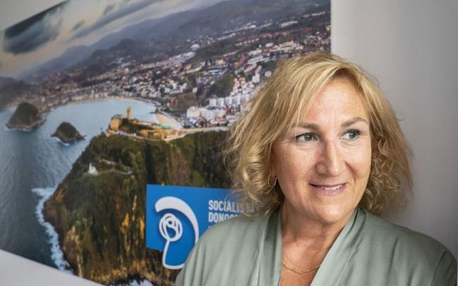 Cristina Lagé en el Ayuntamiento de Donostia Cristina Lagé en el Ayuntamiento de Donostia