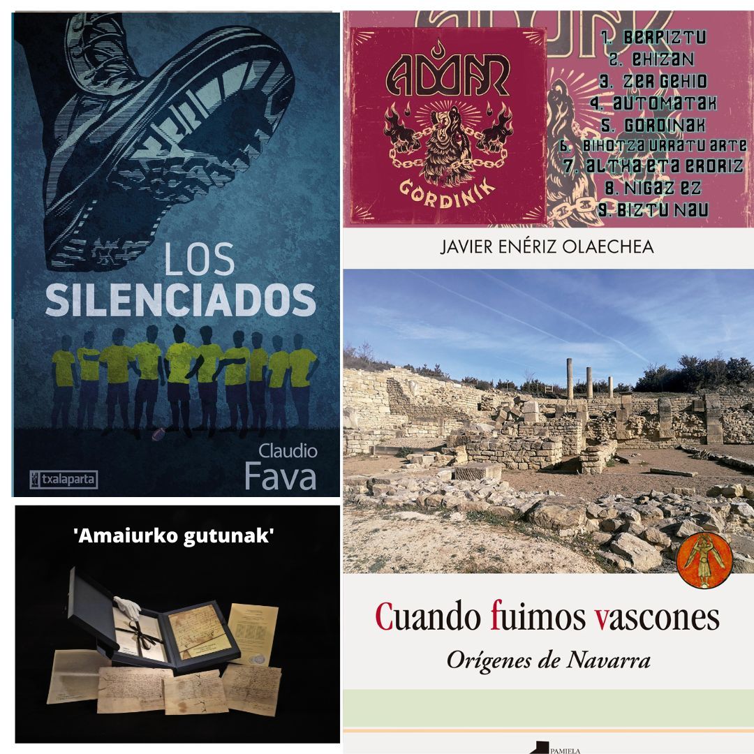 Varias de las novedades que presentarán las editoriales navarras.