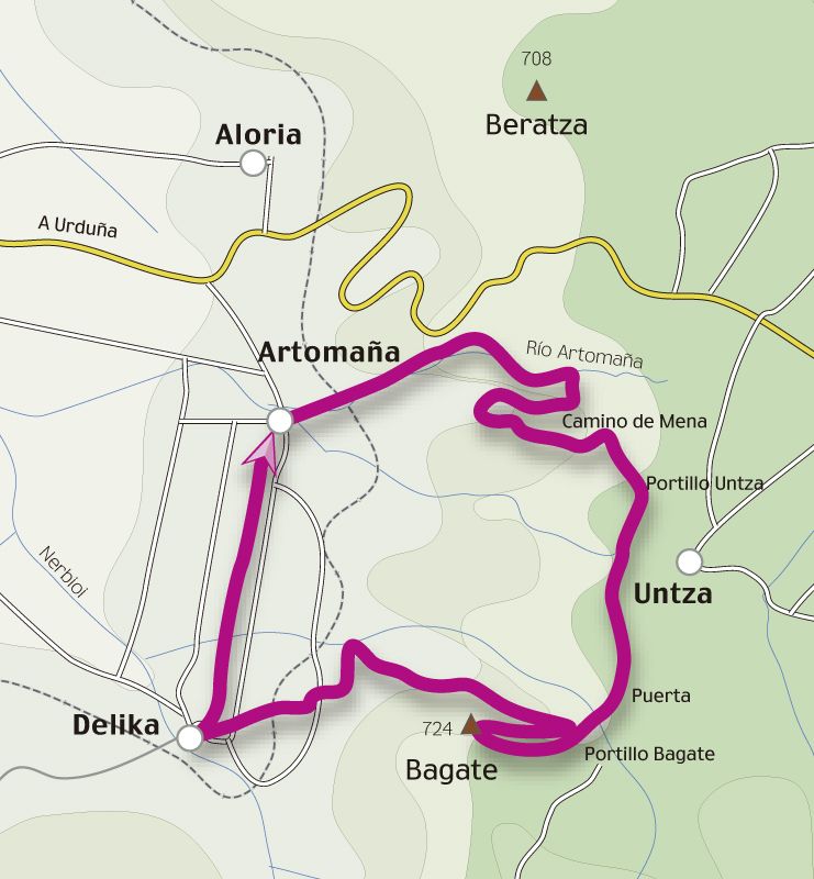 De Artomaña a Bagate por el Camino de Mena