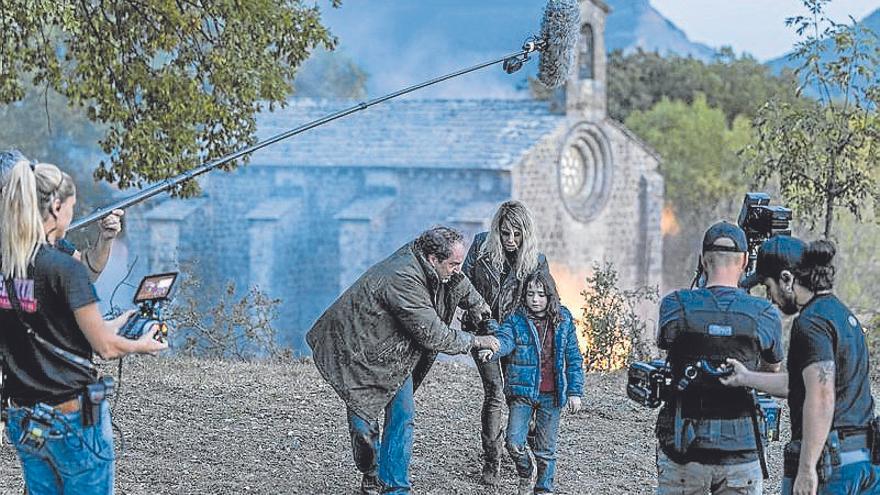 Pereda ha localizado en varios enclaves de la CAV y de Nafarroa su segunda película, ‘La ermita’.