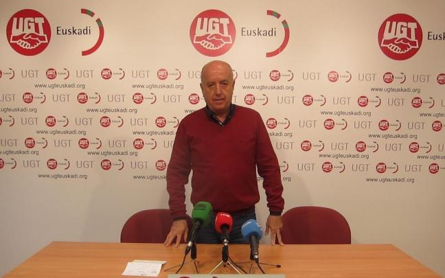 El secretario general de UGT Euskadi, Ra&uacute;l Arza.