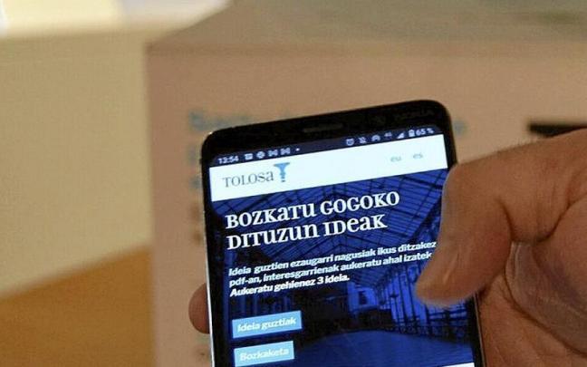 Se puede emitir el voto a través del móvil. | FOTO: N.G.