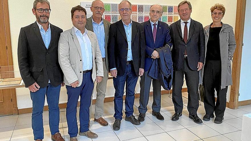 Presentación de la exposición ‘Itxaropena Argitaldaria, Zarautzen 1932tik hona’. | FOTO: ZARAUZKO UDALA