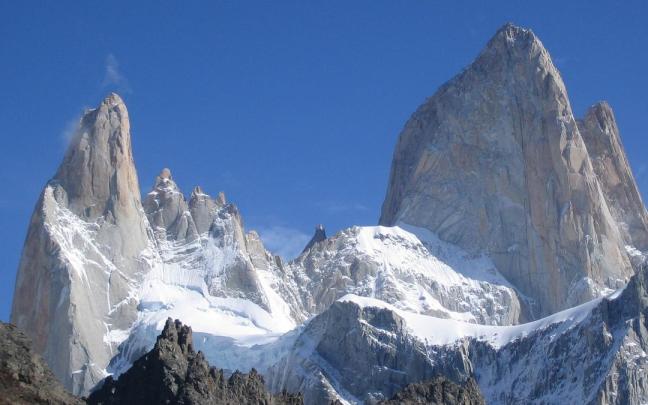 El pico Fitz Roy, en la Patagonia El pico Fitz Roy, en la Patagonia