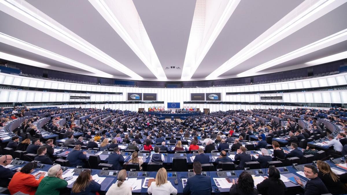 Vista del Parlamento Europeo en Estrasburgo