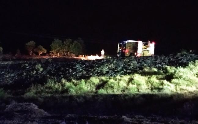 Peque&ntilde;o incendio en la localidad de Caranca.