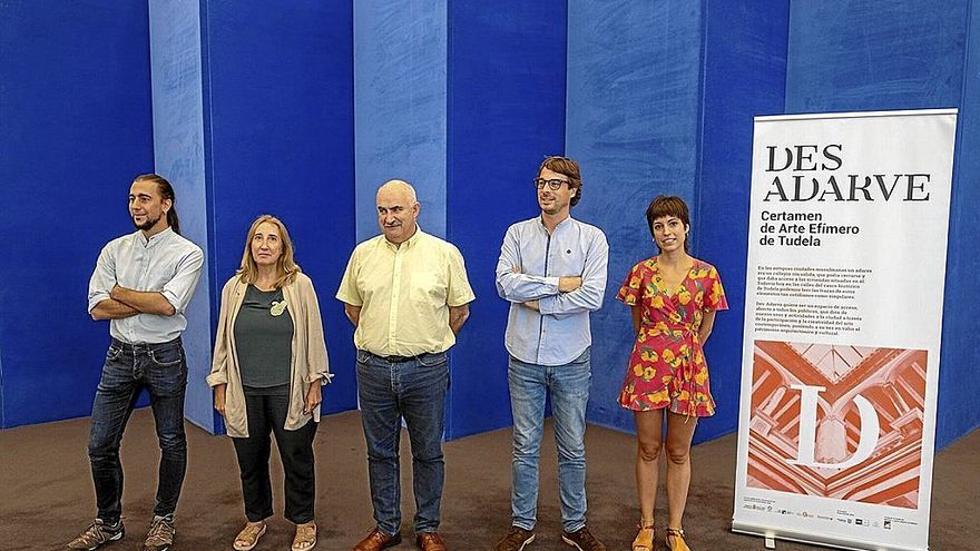 Mikel Pau Casado, Susana Irigaray, Jose Mª Aierdi, Carlos Amatriain y Marta Pérez-Pinilla. | FOTO: IBAN AGUINAGA