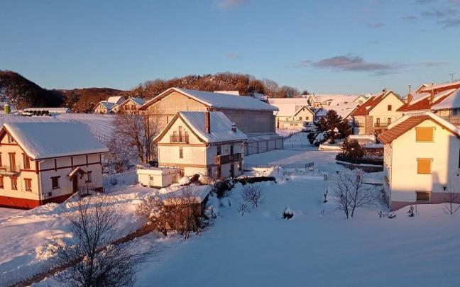 Imagen de Abaurrea esta mañana
