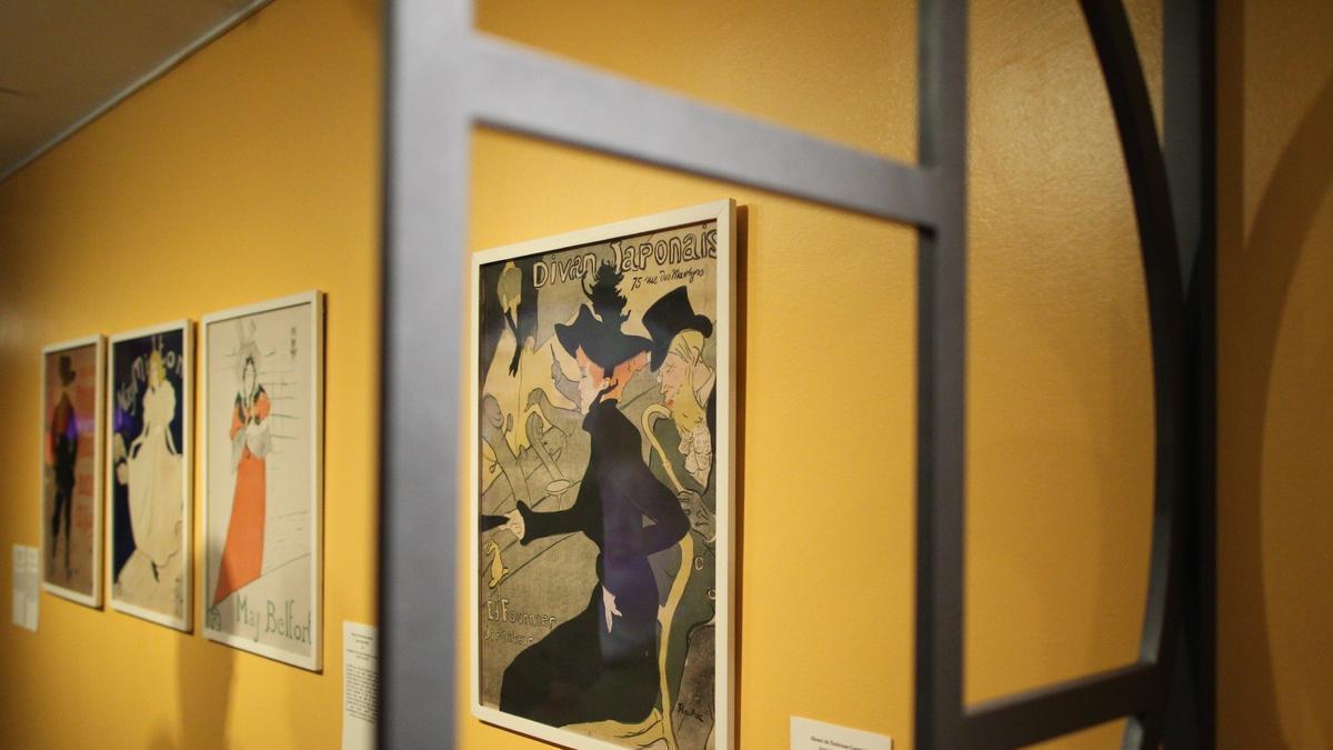 Varios cuadros de Tolouse-Lautrec en una imagen de archivo.