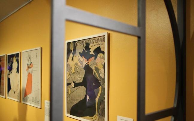 Varios cuadros de Tolouse-Lautrec en una imagen de archivo.