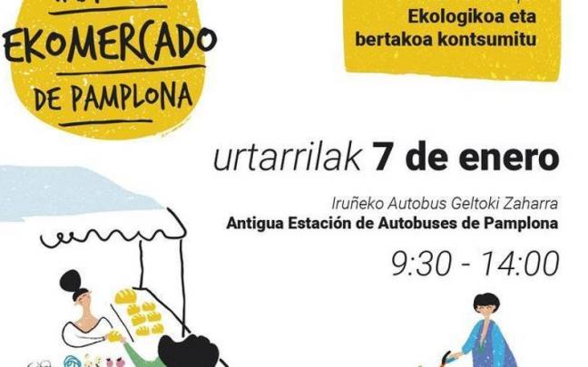 Cartel del EKOmercado de este sábado