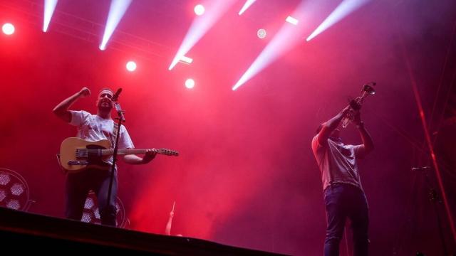 En Tol Sarmiento, en concierto.