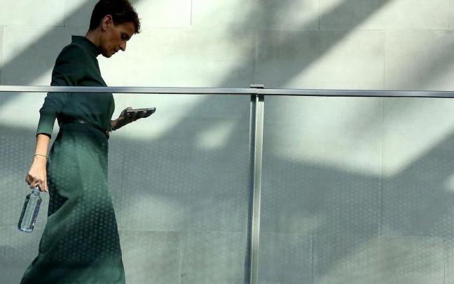 María Chivite, durante el debate del estado de la Comunidad