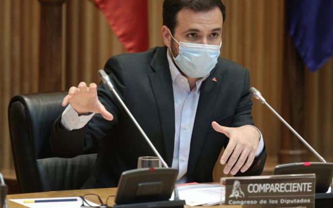 El ministro de Consumo, Alberto Garzón. El ministro de Consumo, Alberto Garzón.