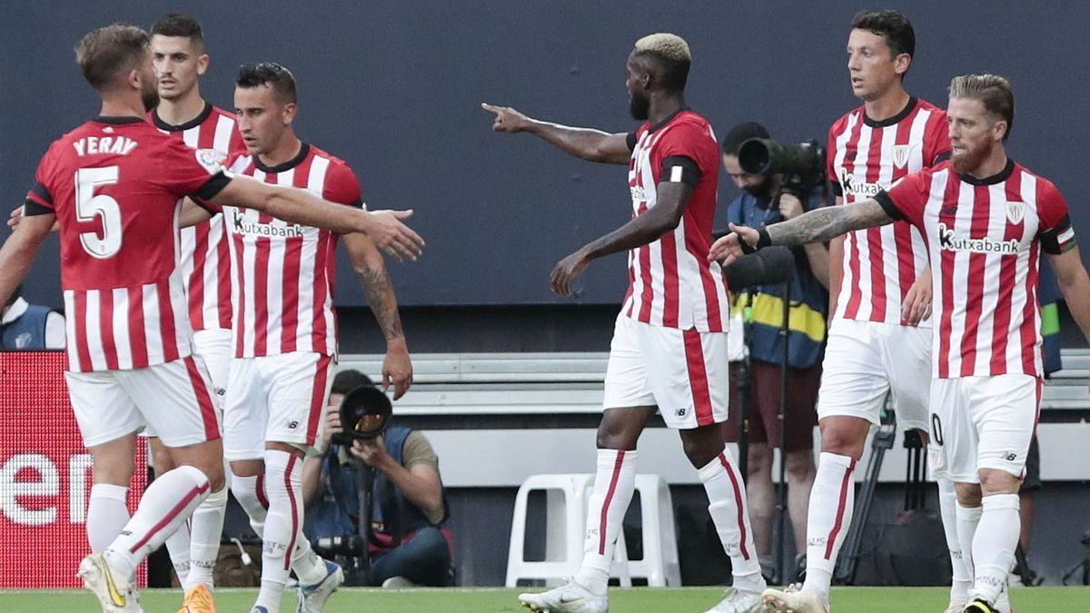 Iñaki Williams celebra su primer gol de la temporada ante el Cádiz el pasado lunes