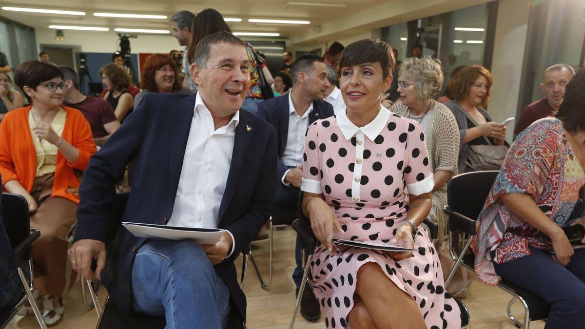 Arnaldo Otegi y Rocio Vitero, este viernes