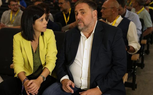 Oriol Junqueras, en el Consell Nacional de ERC. Oriol Junqueras, en el Consell Nacional de ERC.
