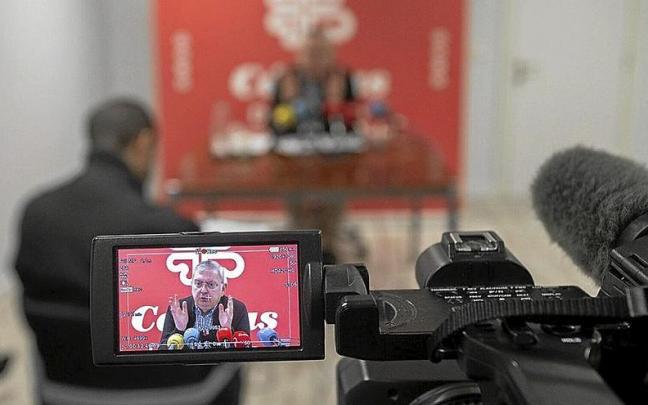 Ángel Iriarte, director de Cáritas Pamplona-Tudela, ayer en la rueda de prensa. Ángel Iriarte, director de Cáritas Pamplona-Tudela, ayer en la rueda de prensa.
