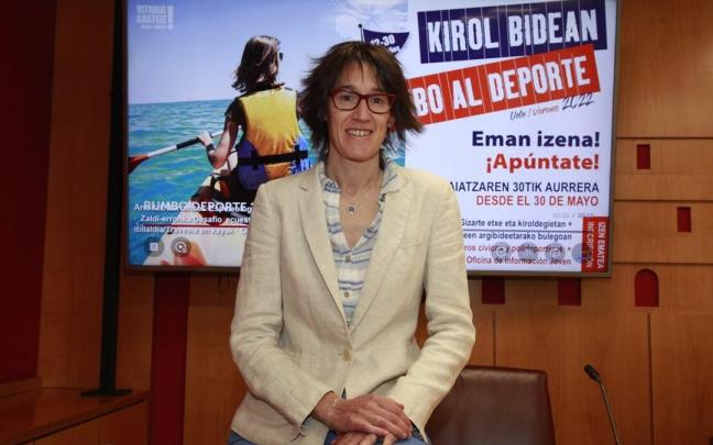 Livia López en la sala de prensa del Ayuntamiento