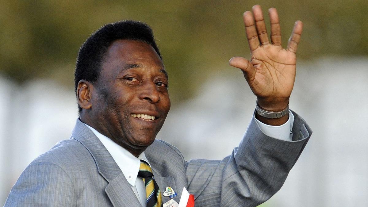 El astro brasileño Edson Arantes do Nascimento, 'Pelé'.