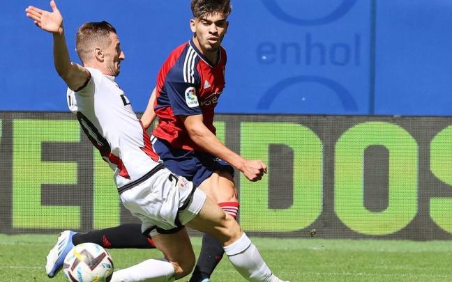 Abde, en su debut como jugador de Osasuna. Abde, en su debut como jugador de Osasuna.