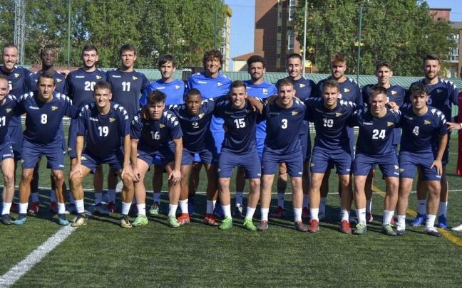 El Portugalete se presentó ayer jueves ante su afición. El Portugalete se presentó ayer jueves ante su afición.