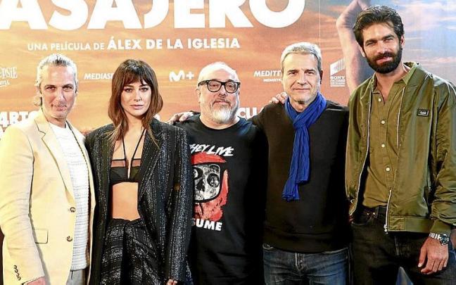 Ernesto Alterio, Blanca Suárez, Álex de la Iglesia, Alberto San Juan y Rubén Cortada. | FOTO: E.P.