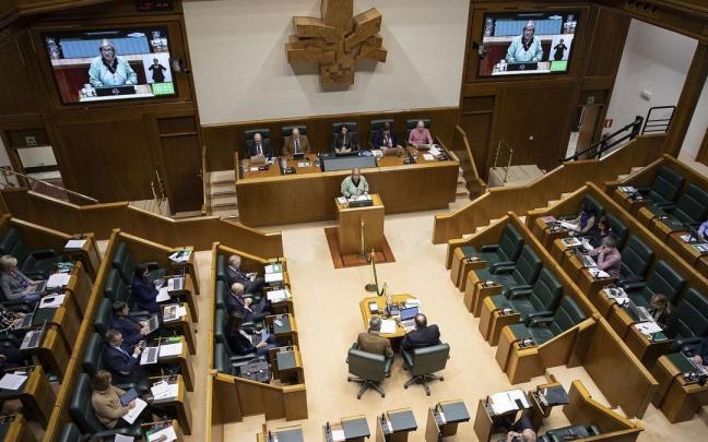 El pleno del Parlamento Vasco. El pleno del Parlamento Vasco.