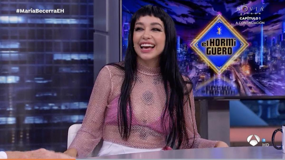 María Becerra en 'El Hormiguero'.